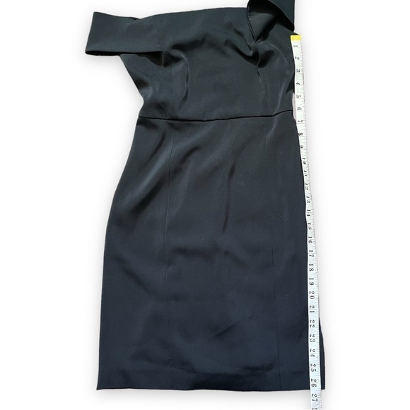 NWT Rebecca Minkoff Diana Black Off the Shoulder Mini Dress sz 0 - Picture 12 of 15